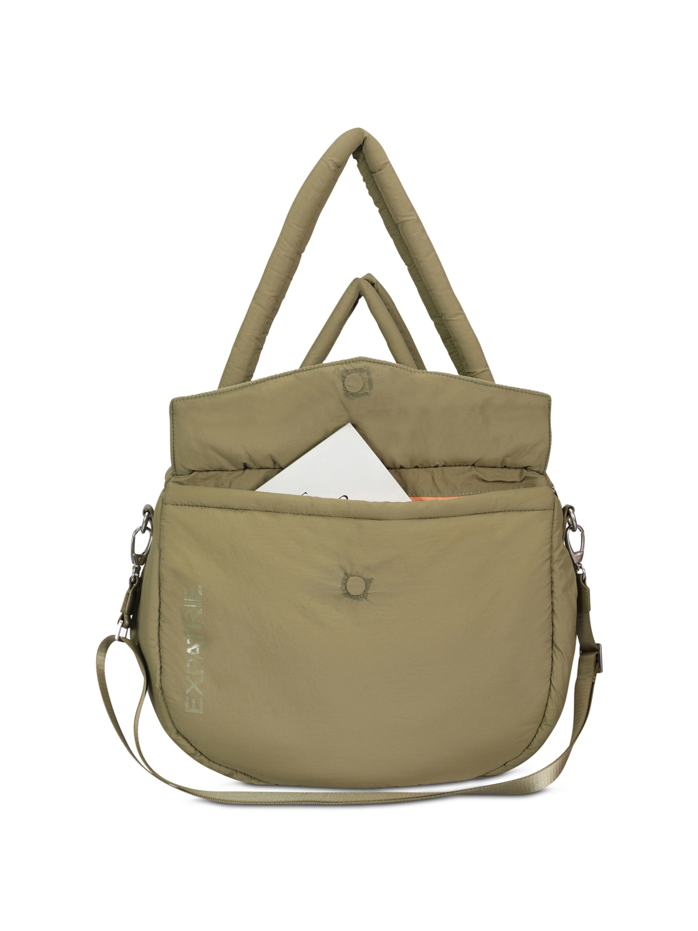 Expatrié Μεγάλη τσάντα 'Poppy' σε πράσινο