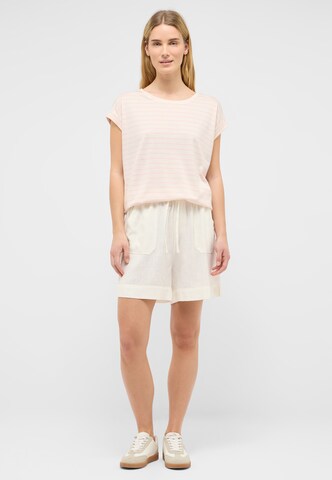 MUSTANG Loose fit Pants ' Style Hilo ' in White