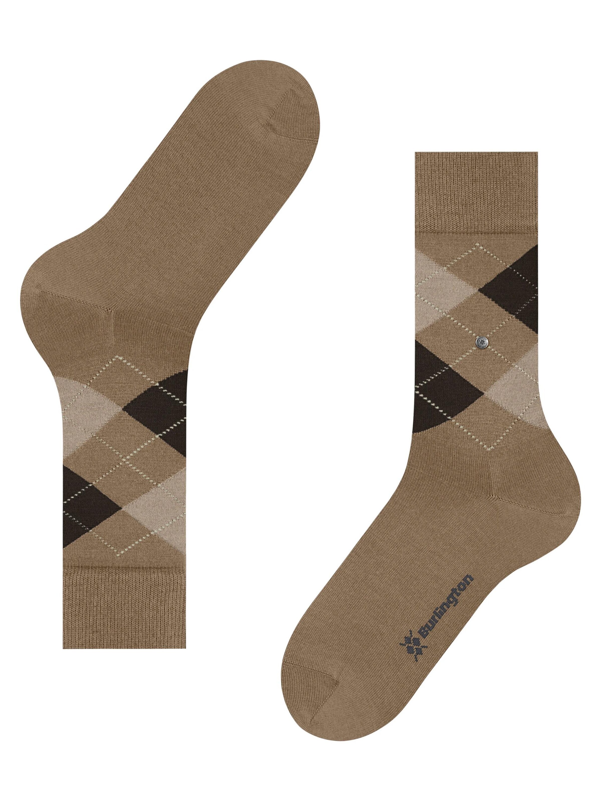 BURLINGTON Socks 'Edinburgh' in Brown