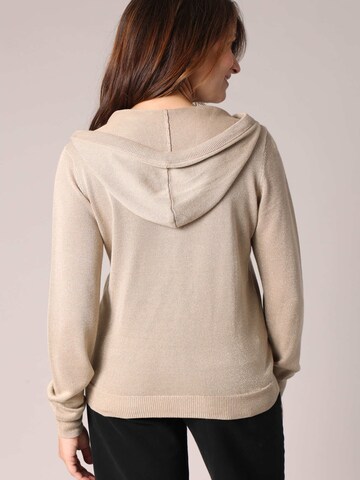 Deeluxe Gebreid vest 'Noreen' in Goud