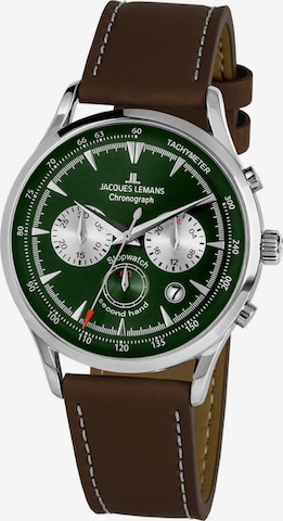 Jacques Lemans Analog Watch 'RETRO CLASSIC' in Brown: front