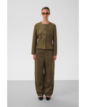SOAKED IN LUXURY Loose fit Trousers ' ' in Brown