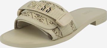 GUESS Pantolette 'ELYZE' in Beige: predná strana