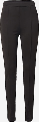 Coupe slim Pantalon 'IVA AMERONE' VILA en noir : devant