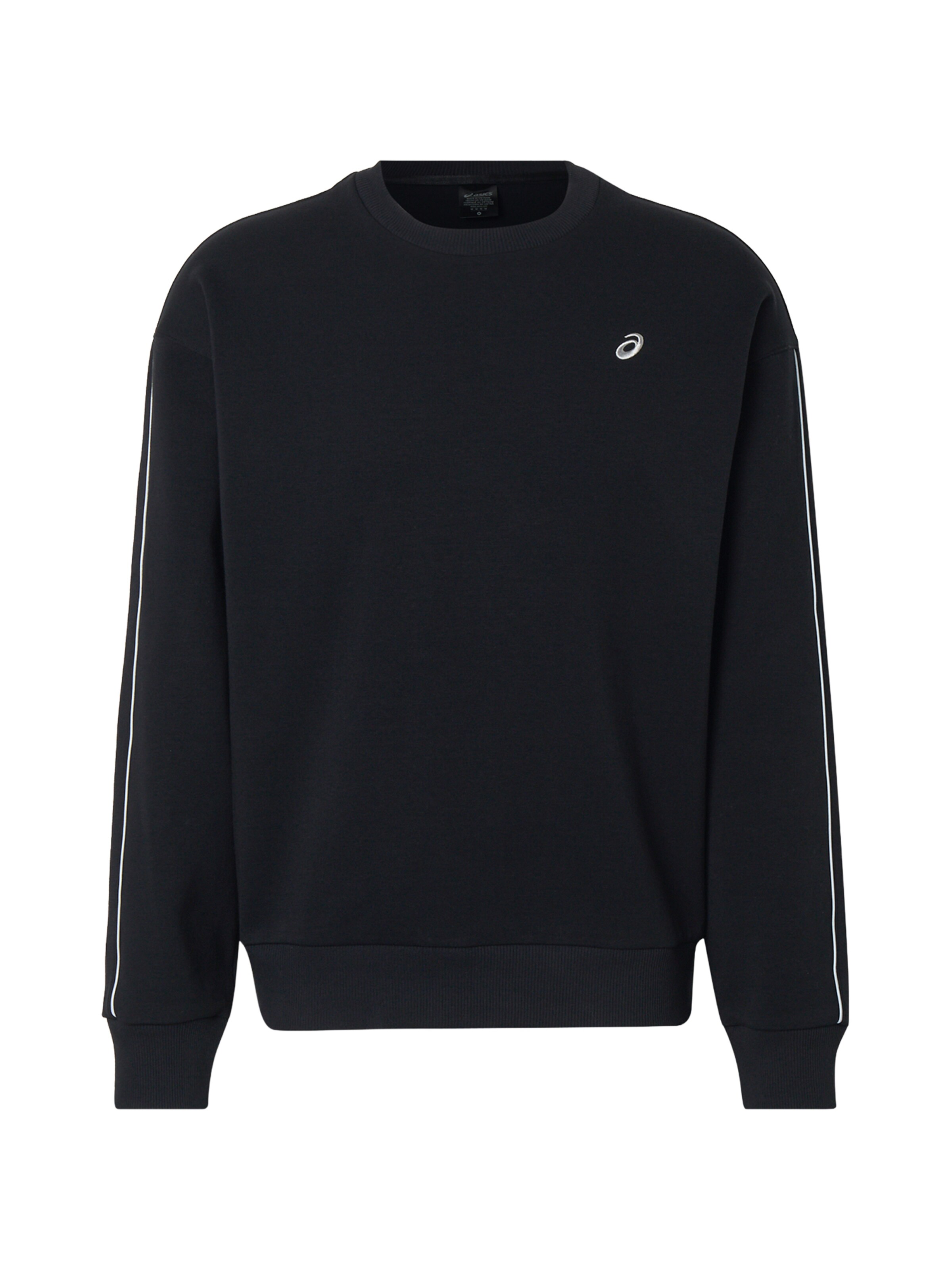 ASICS Športna majica 'TRACK CLUB HERITAGE' | črna barva: sprednja stran