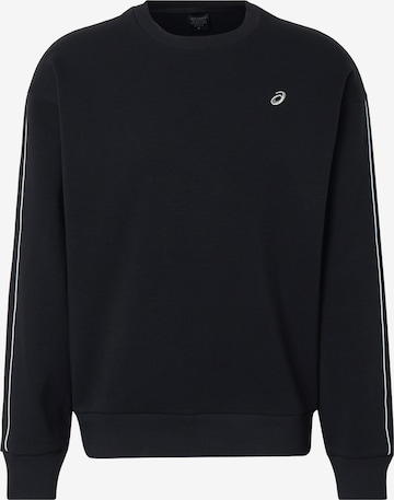 ASICS Urheilullinen collegepaita 'TRACK CLUB HERITAGE' värissä musta: etupuoli