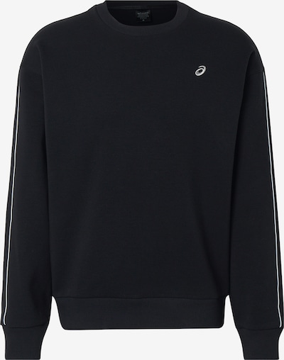 Sportinio tipo megztinis 'TRACK CLUB HERITAGE' iš ASICS, spalva – juoda / balta, Prekių apžvalga