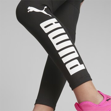 PUMA Skinny Sporthose in Schwarz