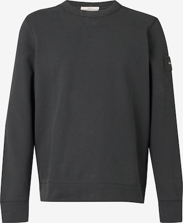 Calvin Klein Jeans Sweatshirt in Grijs: voorkant