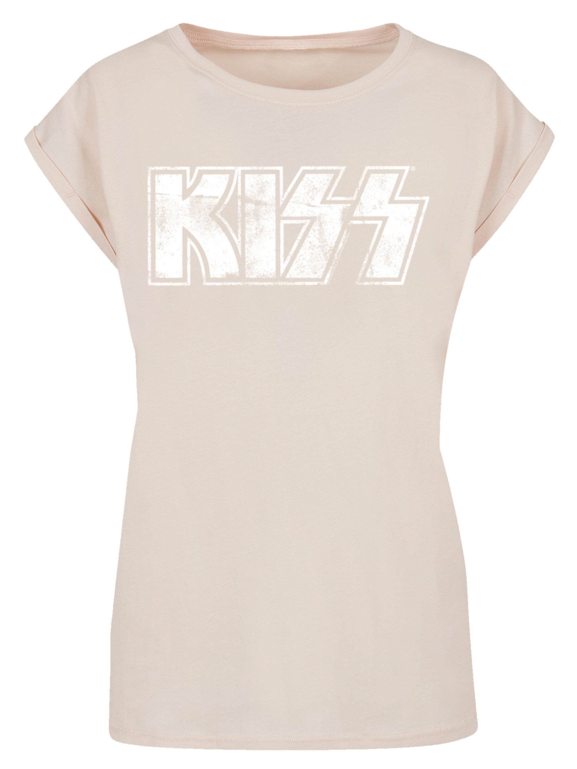 F4NT4STIC Shirt 'Kiss ' in Beige: front