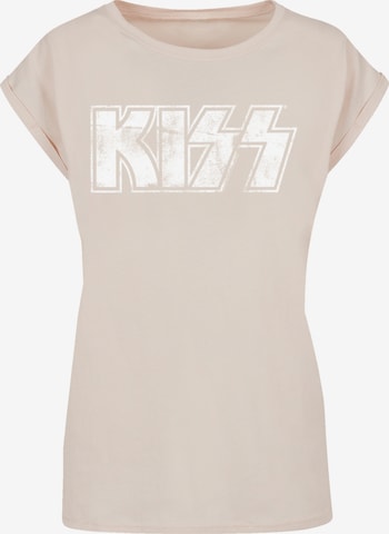 F4NT4STIC Shirt 'Kiss ' in Beige: front