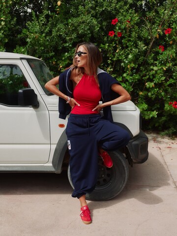 Kamila Šikl Loosefit Broek in Blauw