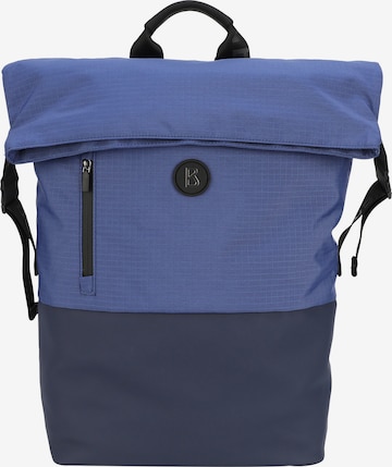 BOGNER - Mochila 'Tignes Leon' em azul: frente