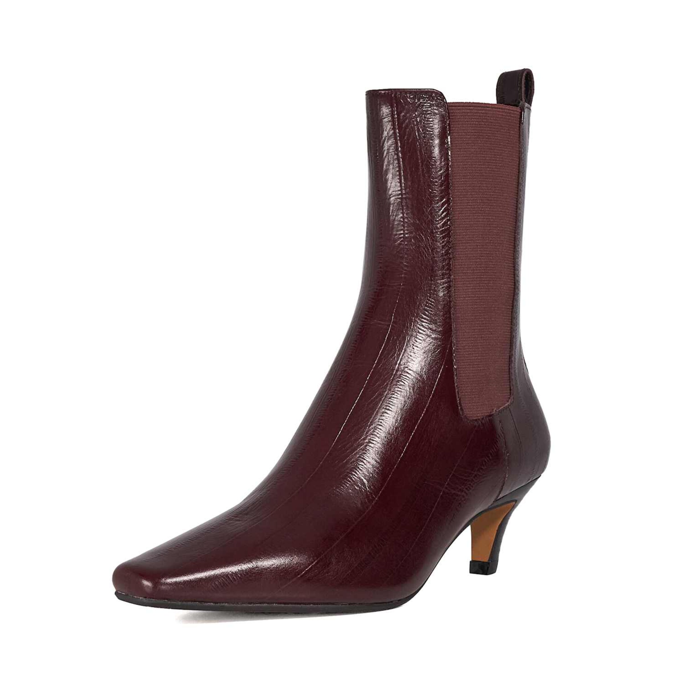 Dune LONDON Chelsea Boots 'Odele' in Rot: Vorderseite