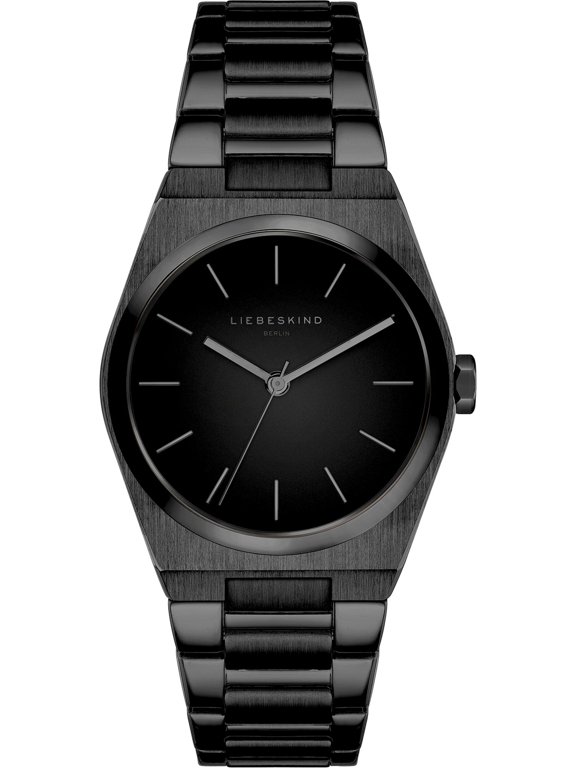 Liebeskind Berlin Analoguhr in Schwarz: Vorderseite
