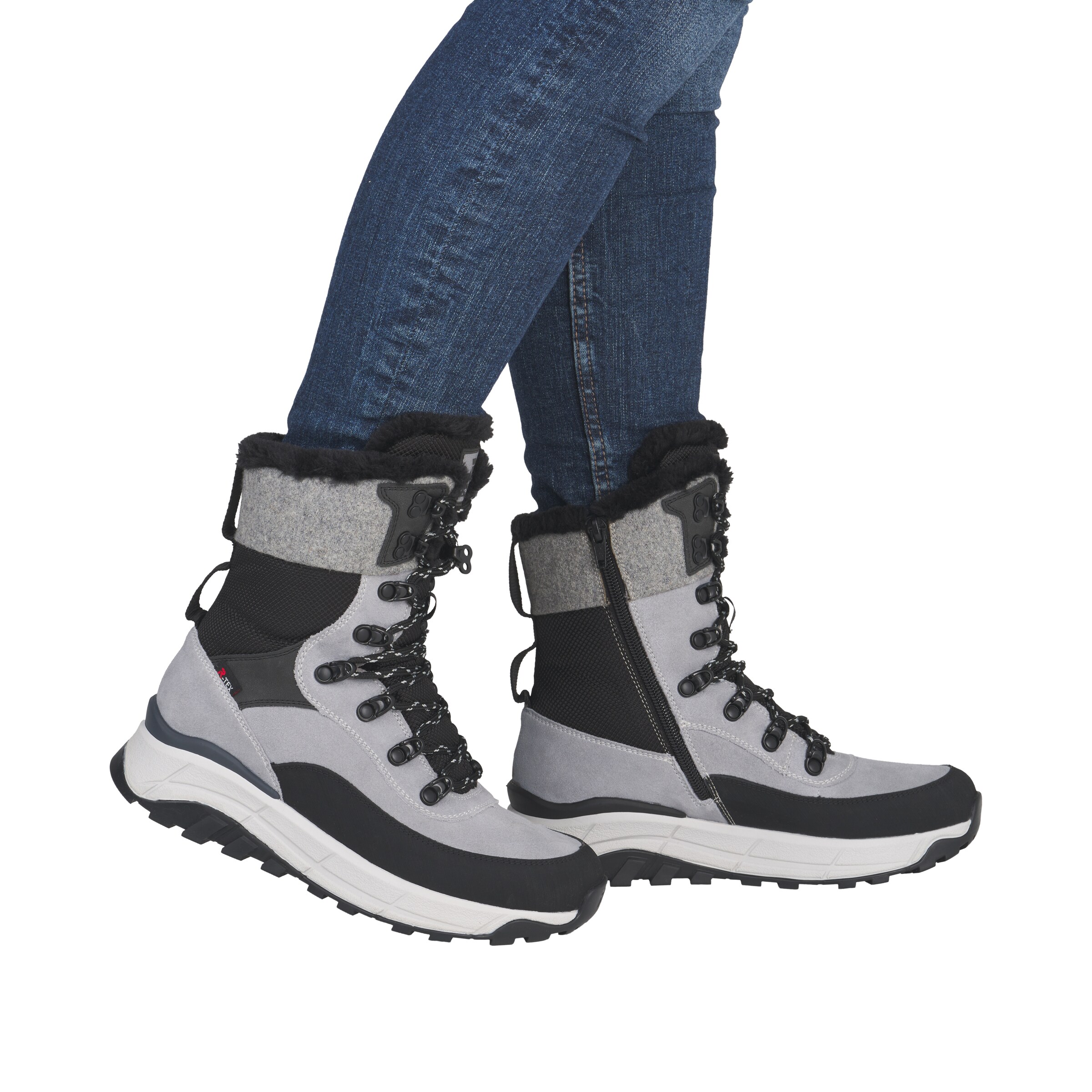 Rieker Snow Boots in Grey