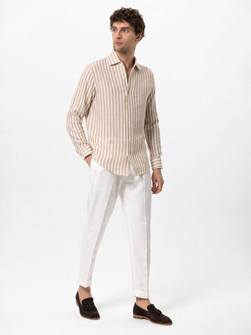 Antioch Regular fit Button Up Shirt in Beige