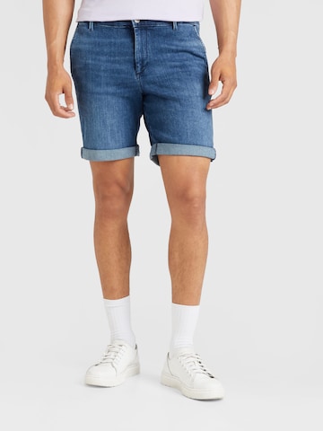 Regular Jeans 'JJIFURY' de la JACK & JONES pe albastru: față