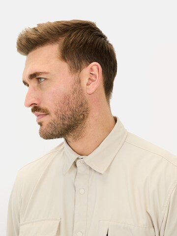 CAMEL ACTIVE Regular Fit Kurzarmhemd mit Cooling Effekt in Beige