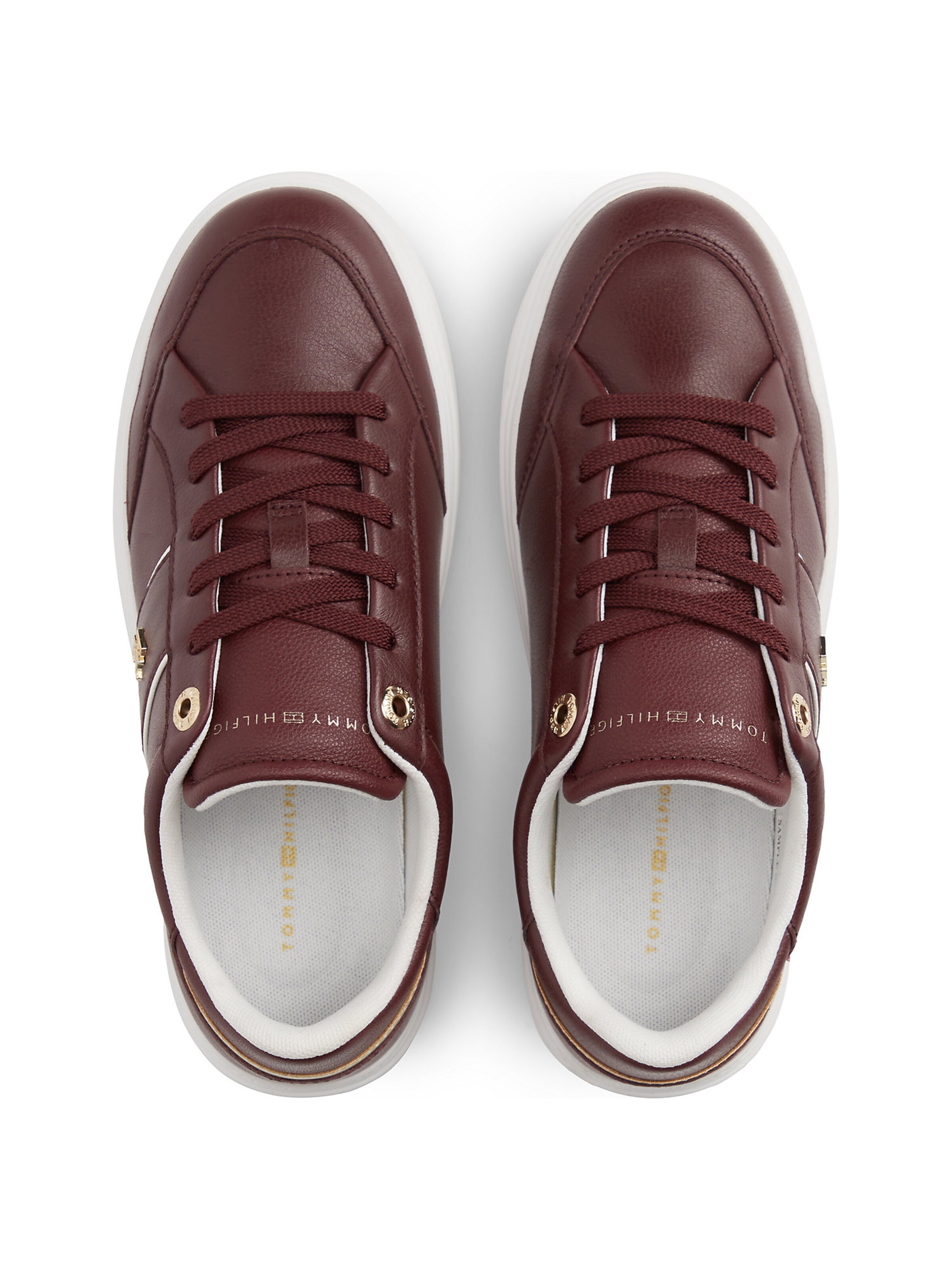 Baskets basses TOMMY HILFIGER en rouge