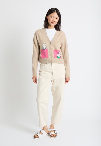 Chinti & Parker Cardigan 'Miffy' i beige