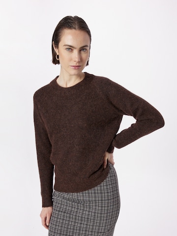 SELECTED FEMME Sweater 'Lulu' in Brown: front
