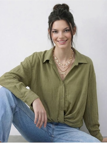 Bianco Lucci Shirt in Green
