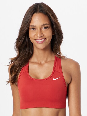 NIKE Regular Sports bra in Red: front