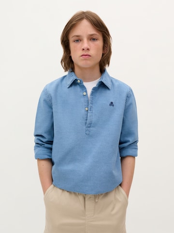 Coupe regular Chemise 'Polera' Scalpers en bleu : devant