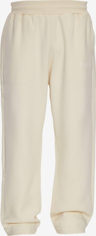Pantalon Dropsize en blanc : devant
