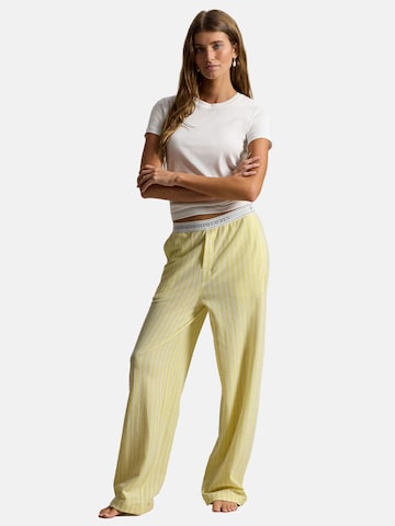 Polo Ralph Lauren Pyjamabroek ' Knit Oxford ' in Geel
