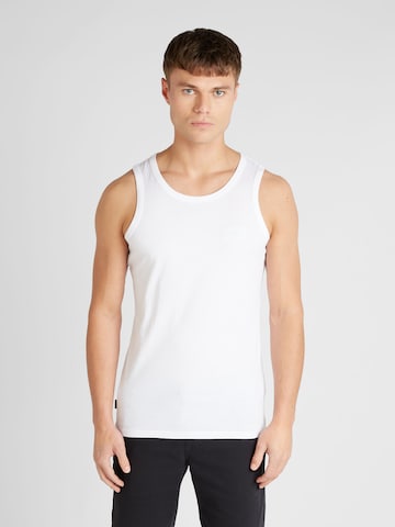 Superdry T-shirt 'ESSENTIAL' i vit: framsida