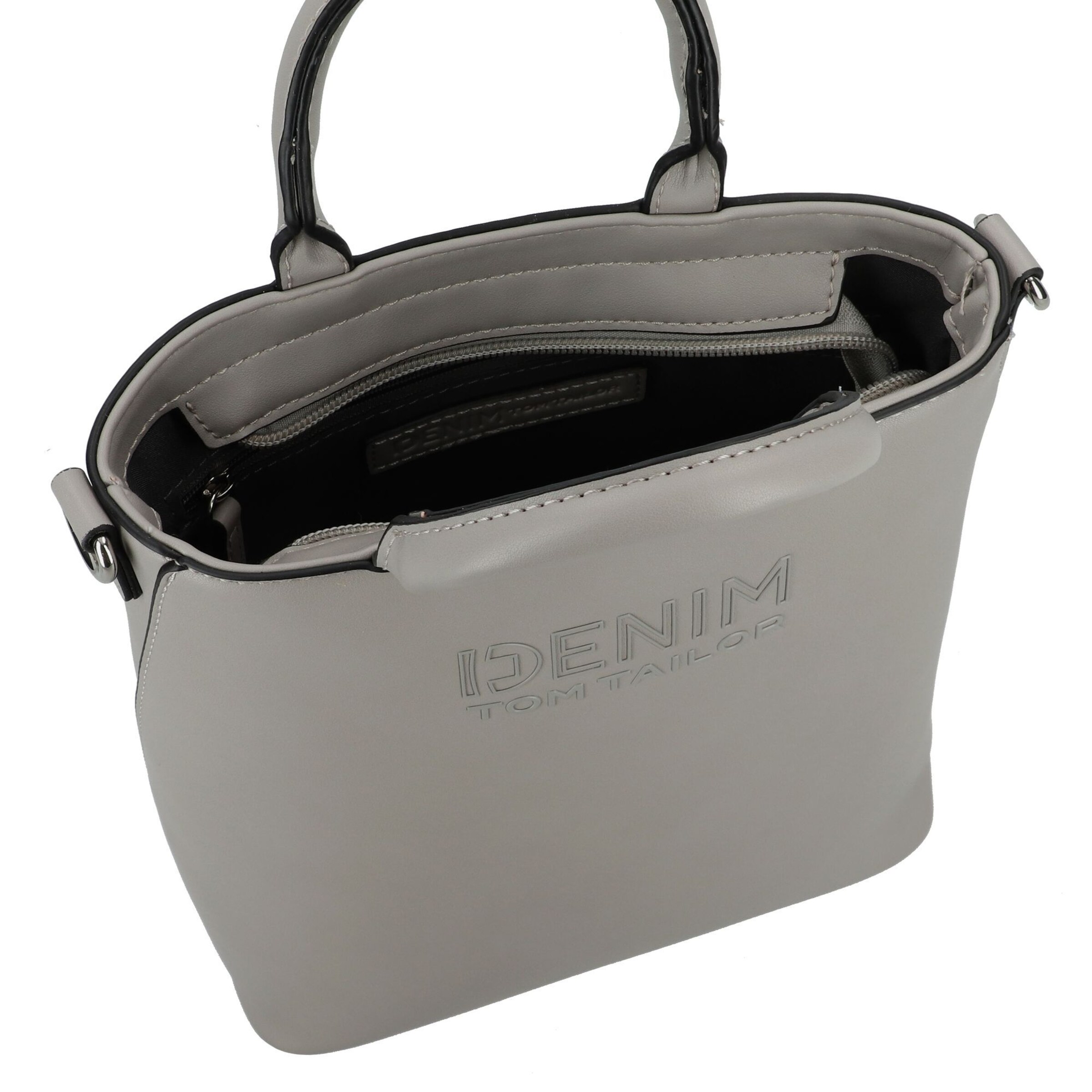 TOM TAILOR DENIM Handbag 'Heidy ' in Grey