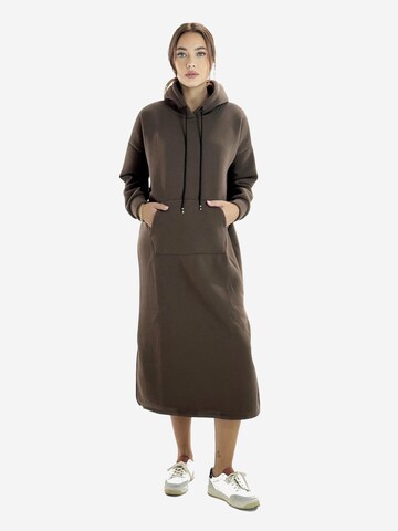 Elara Kleid in Braun