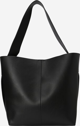 OBJECT Nákupní taška 'Gael' – černá: přední strana