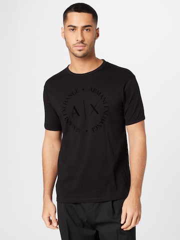 T-Shirt ARMANI EXCHANGE en noir : devant