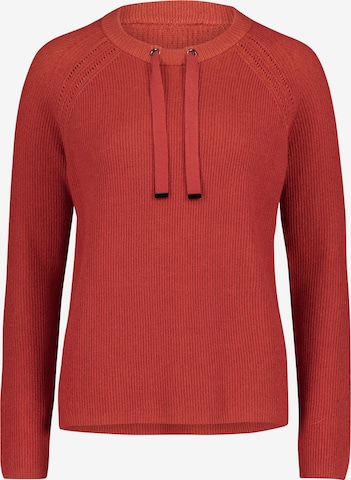 Betty Barclay Strickpullover mit Rippenstruktur in Rot: front