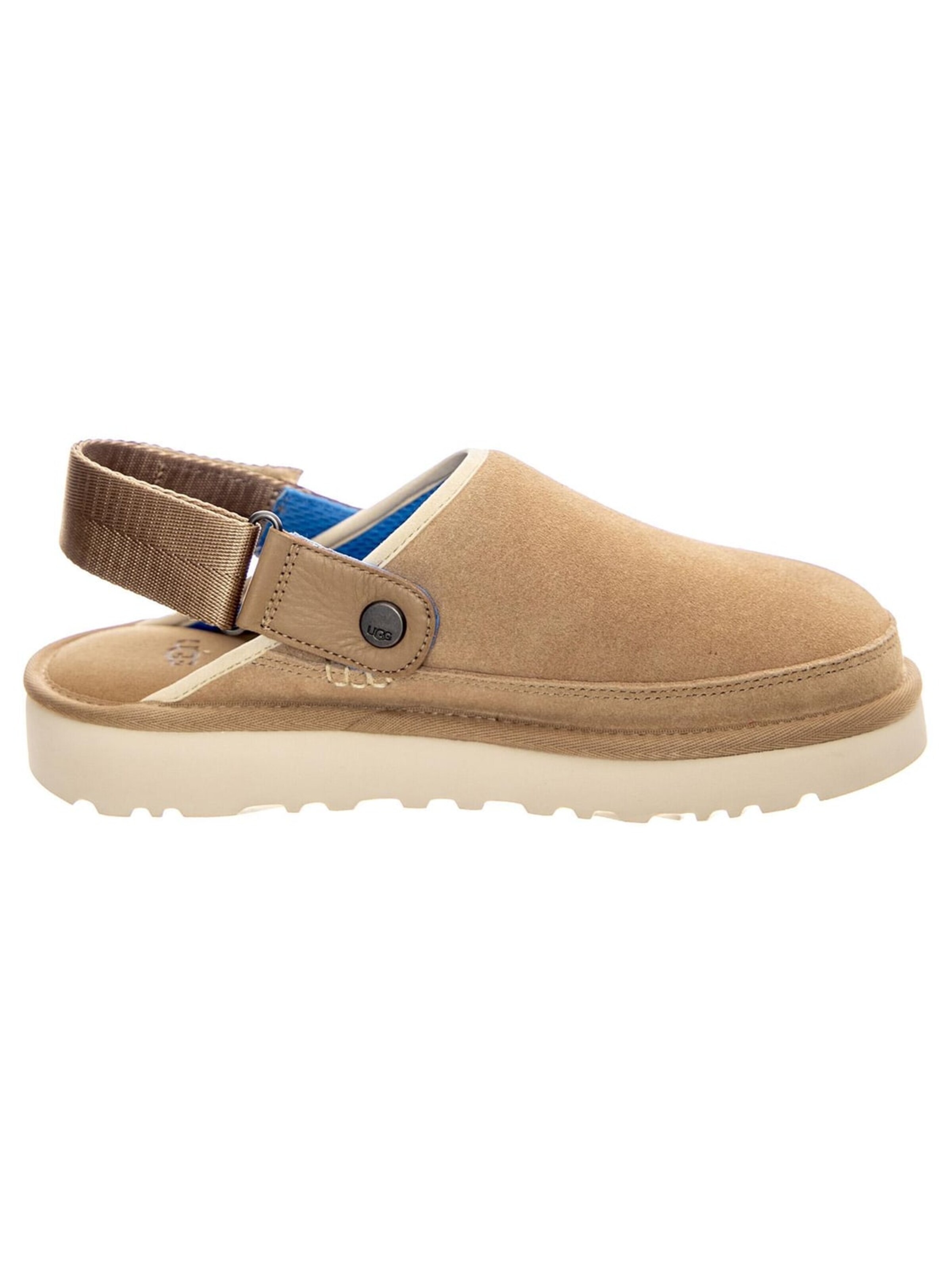 UGG Sandal 'Mount Hope Fleece Sand Santorni' in Beige