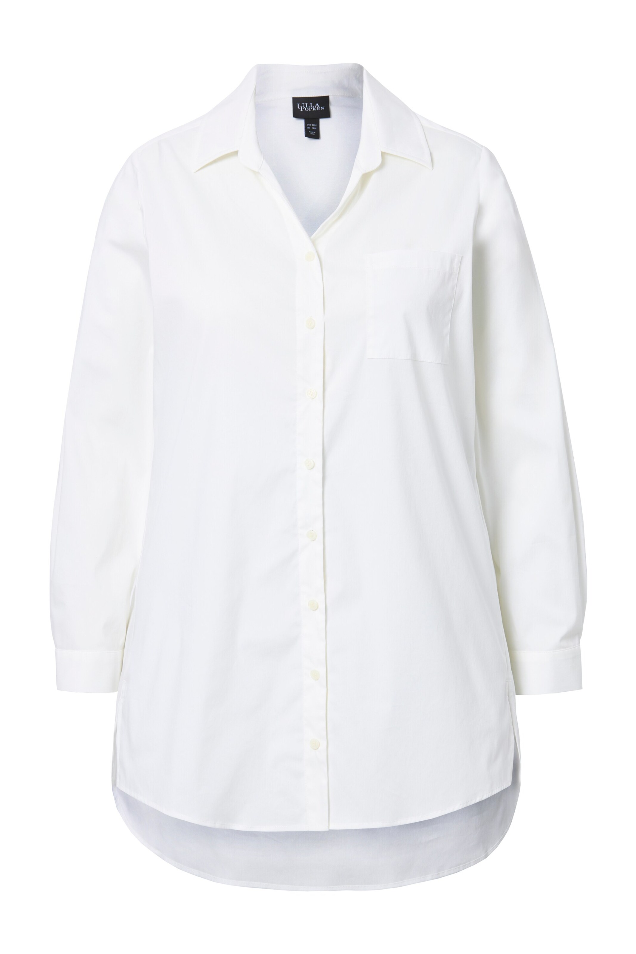 Ulla Popken Bluse in Weiß: Vorderseite
