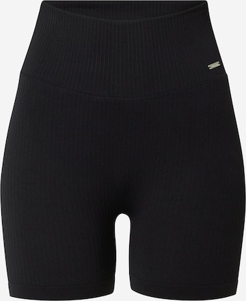 aim'n - Skinny Calças de desporto em preto: frente