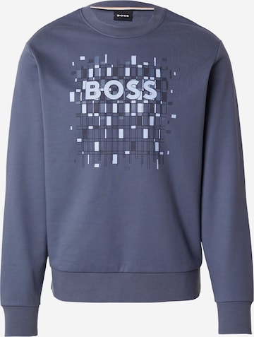 mėlyna BOSS Megztinis be užsegimo 'C-Soleri 250': priekis