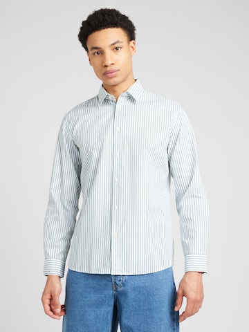 SELECTED HOMME Regular fit Button Up Shirt in Green: front