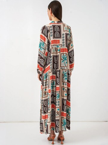 Bigdart Dress in Brown
