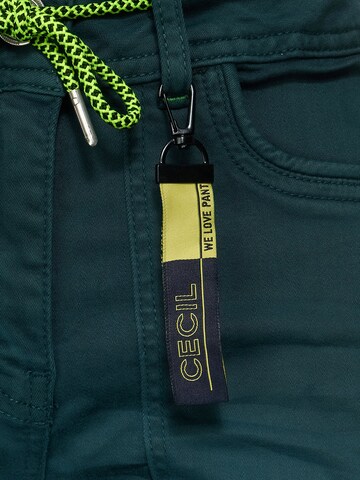 CECIL Regular Hose 'Tracey' in Grün