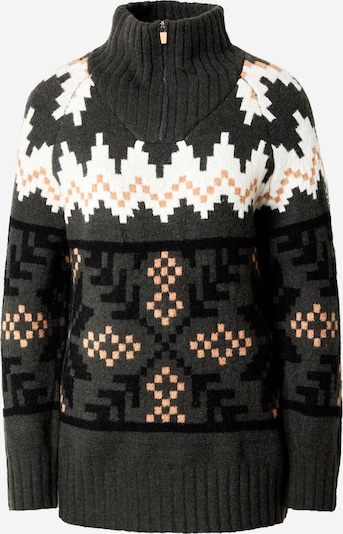 Kari Traa Urheiluneule 'Amelia' koossa XS värissä beige / tummanharmaa / offwhite, Tuotenäkymä