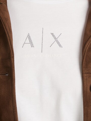 ARMANI EXCHANGE - Camiseta en blanco