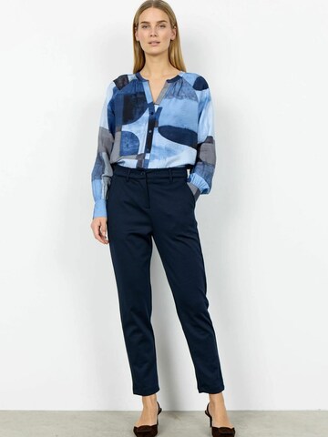 Soyaconcept Regular Pants ' SC-DANIELA 13 ' in Blue: front