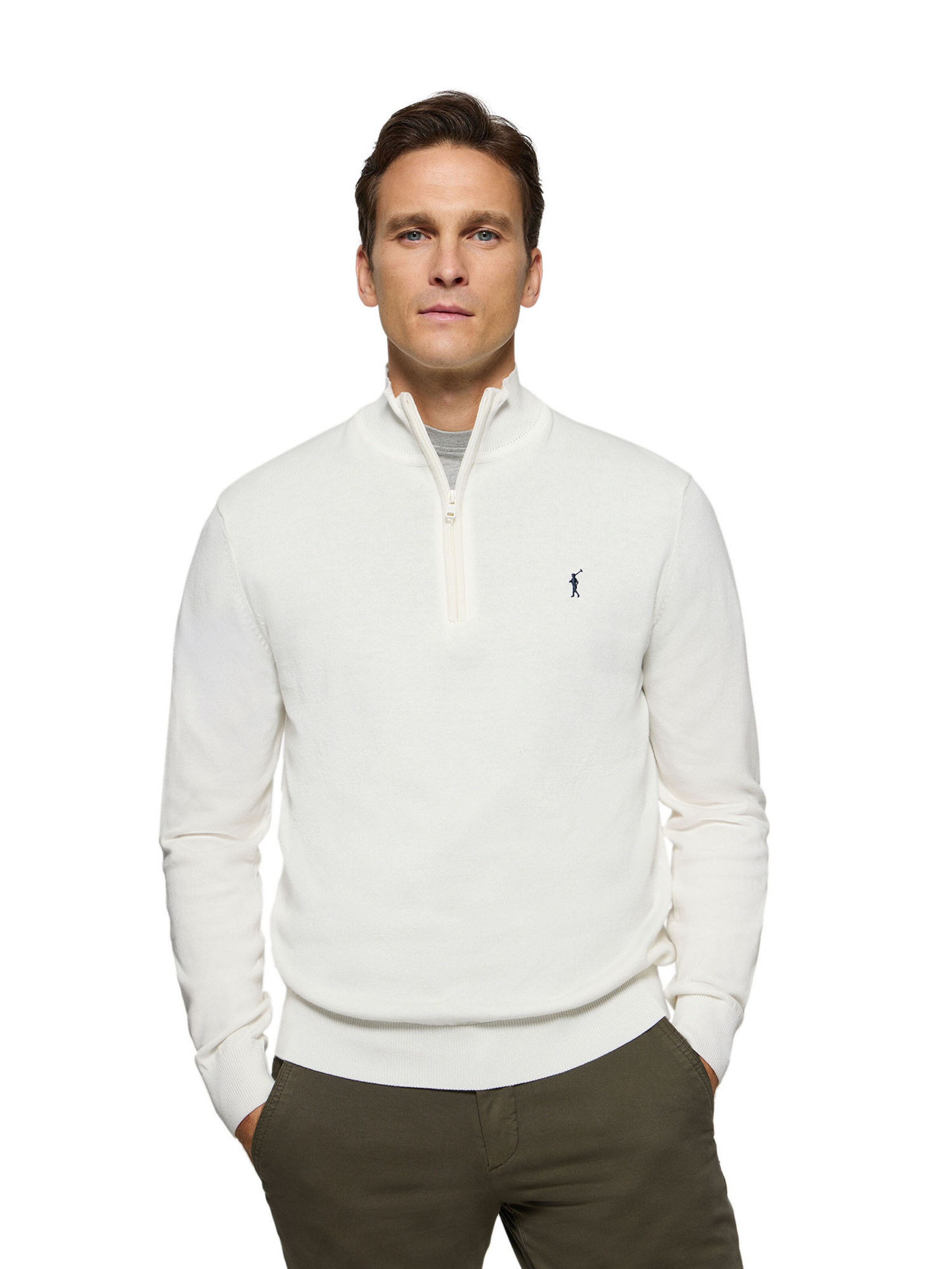 Polo Club Pullover in Weiß: Vorderseite