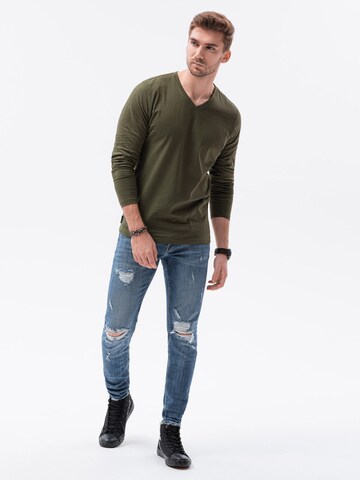 Ombre Shirt 'L136' in Green