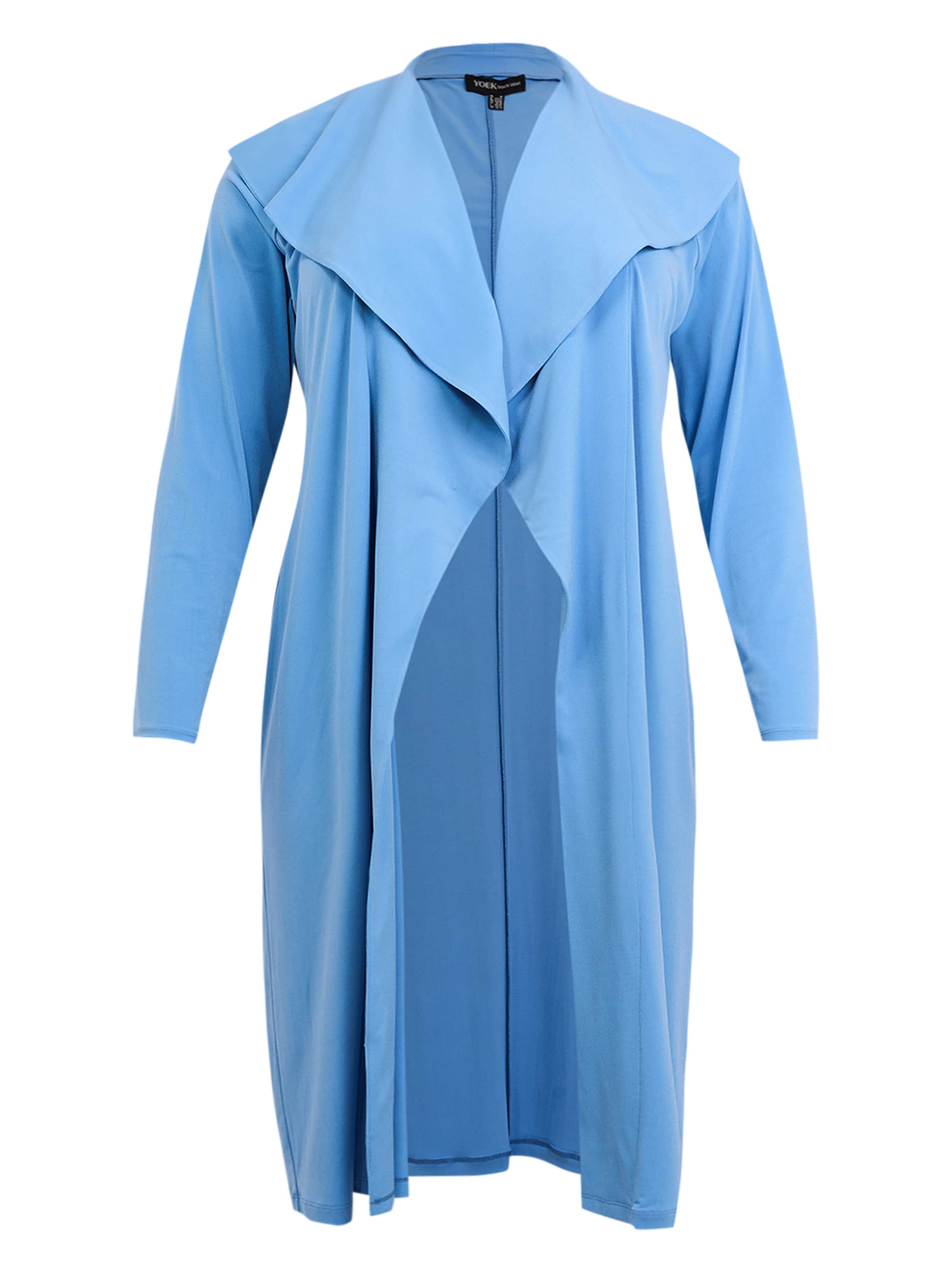 YOEK Veste mi-saison en bleu ciel, Vue avec produit